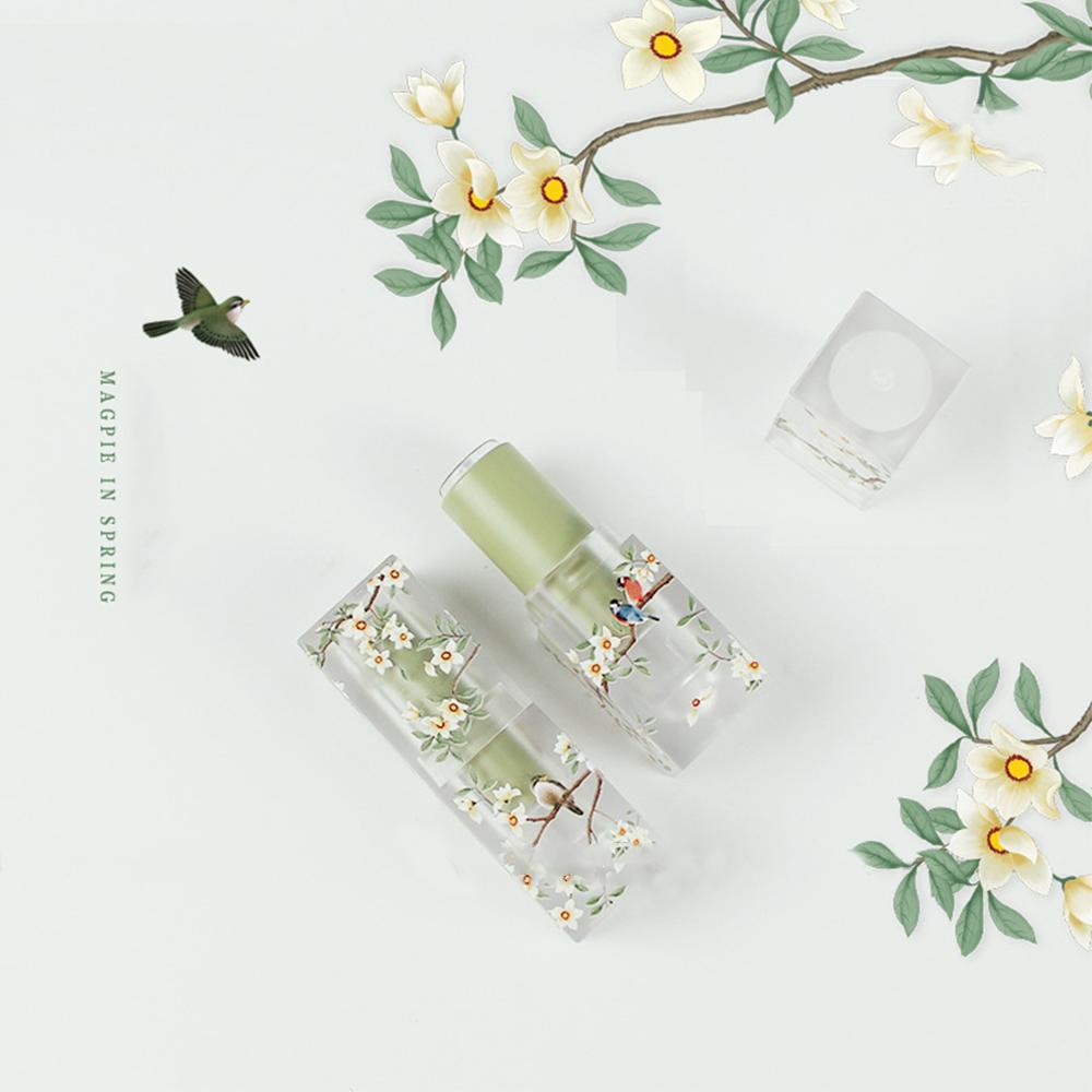 

Makeup Tools Scrub Square Lipstick Tubes Refillable Bottles Empty Lip Balm Container Lip Tubes зелений