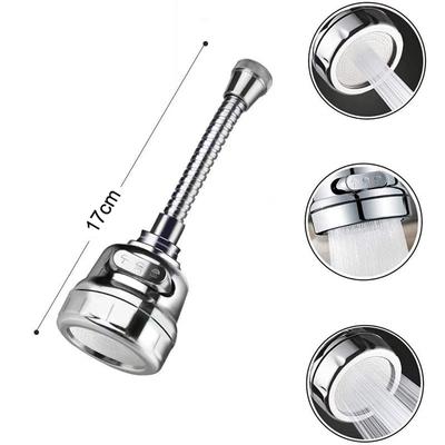 Water Tap Nozzle 360 Rotation Faucet Sprayer 2/3 Mode Kitchen Faucet Extender Aerator Splash Bubbler Kitchen Accessories