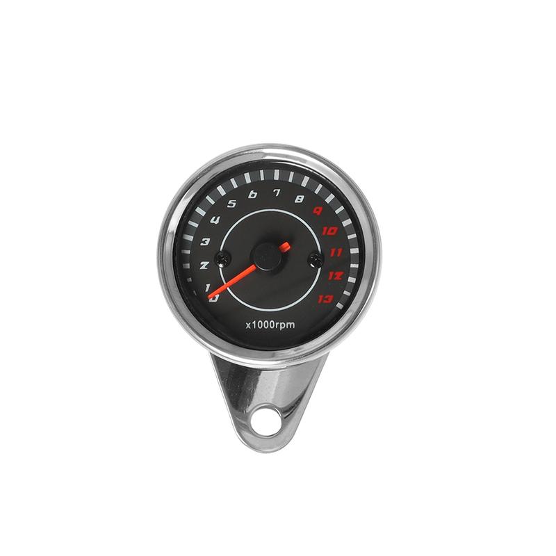 Motorcycle Speedometers Moto Parts Modified Odometer Motorbike Accessory Machinery Tachometer With LED Screen Universal