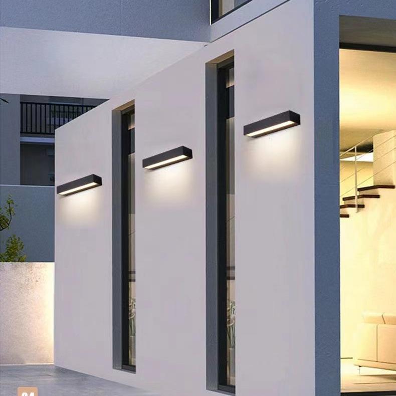 Wasserdichte Außenwandleuchte für Terrasse oder Schlafzimmer - Minimalistisches Design