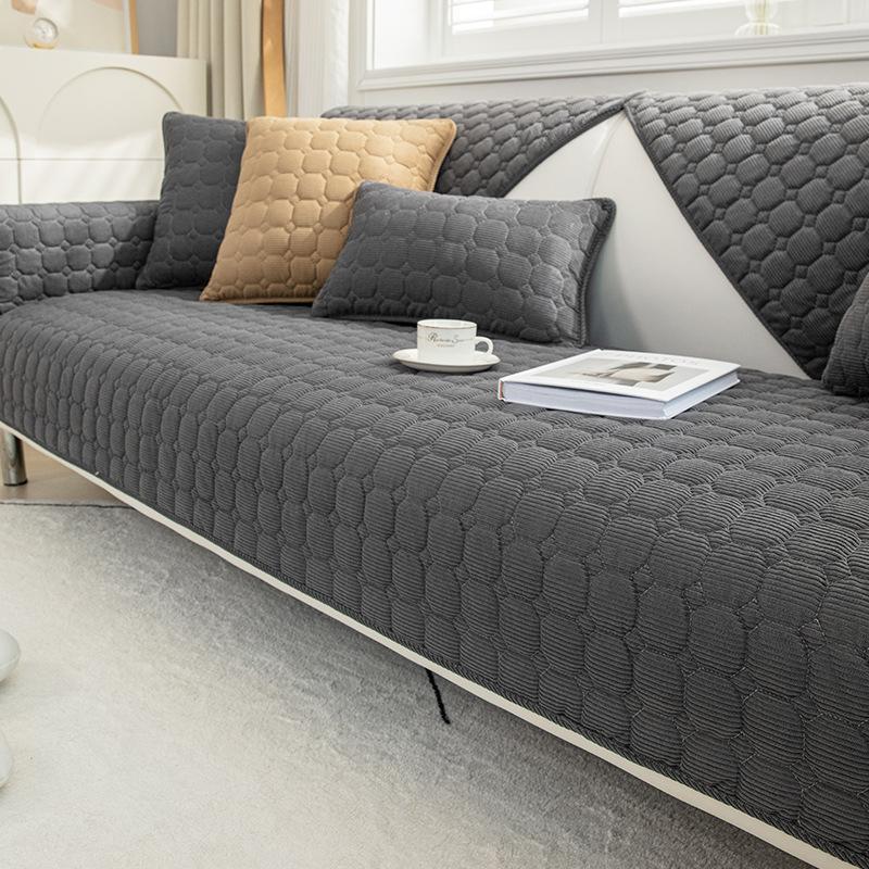Winter Corduroy New Sofa Cushion Thickened Sofa Cover Simple Four-Season Universal Non-Slip Seat Cushion Sub-Cover Cloth Towel
