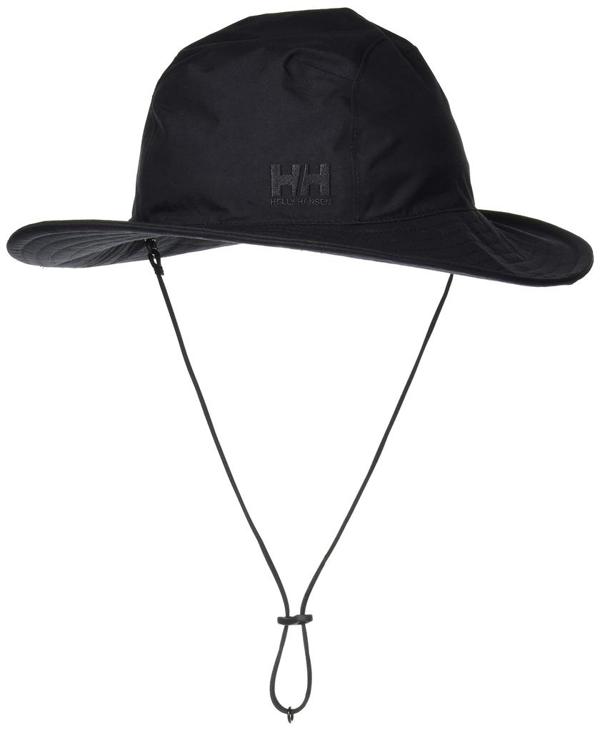 Helly Hansen HH Rain M Hat, Waterproof, Breathable, Rain, Unisex, HC92155, Black,