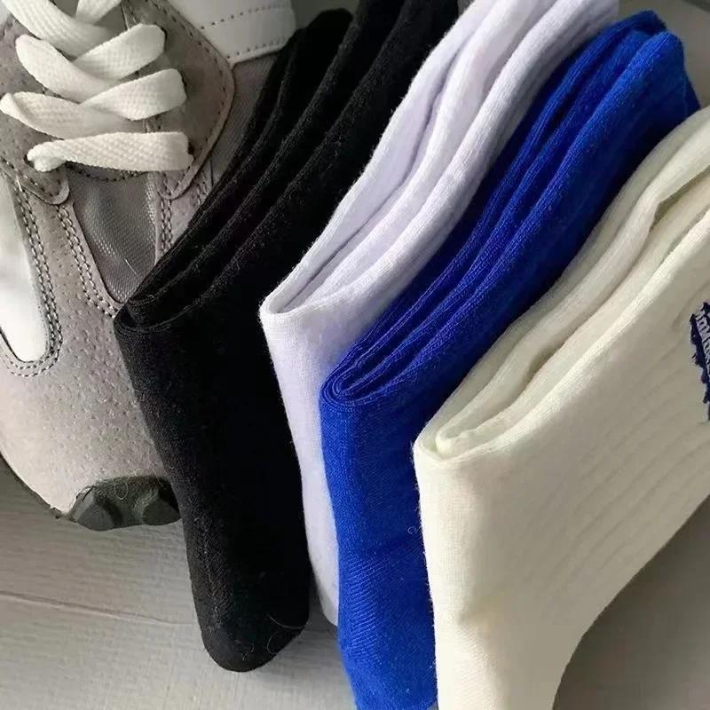 1/4 Pairs Men's Sports Socks Breathable Athletic Crew Socks for Running Gym Quick-Dry Comfortable Casual Socks Men Spring Summer