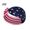 Diadema de Tela con Estampado de Bandera Suave para el Día de la Independencia con Estrellas Accesorios para el Cabello Americanos Diseño de Rayas Diadema Patriótica Festiva Accesorios Julio