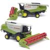 1 set, large-sized alloy farmer wheat harvesting toy model vehicle (with harvesting tools), with return force function, gift toy