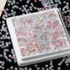 100pcs 3.5x4.5mm Shiny Crystal Beads Glass Mixed Beads Loose Spacer Beads for Bracelet DIY Jewelry Making Accessories