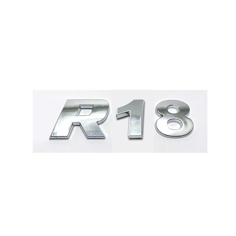 

Chrome Color Grill Clips Emblem Logo MK4 R18 Car Badges for Golf Passat Car Accessories
