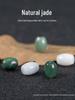 Oval Jadeite Rice Beads for DIY Bracelets and Accessories