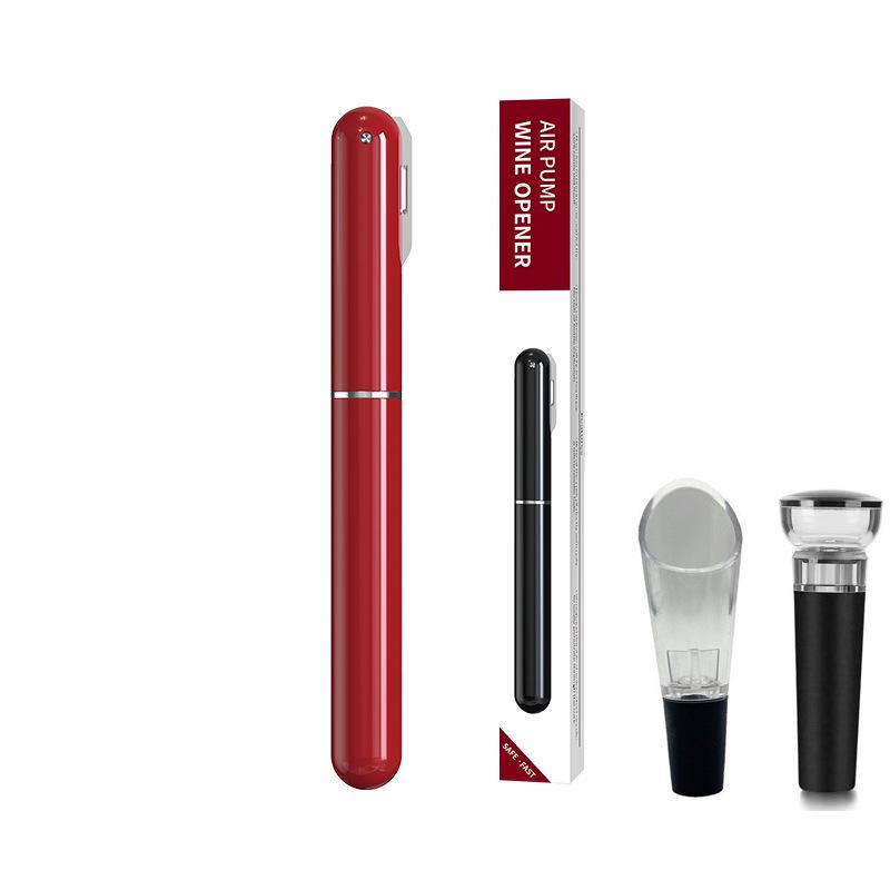 Pneumatic Needle Wine Bottle Opener: Pen-Shaped Manual Opener for Red Wine.
