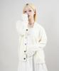Starryeyed Angora Fur Knit Cardigan (Ivory)