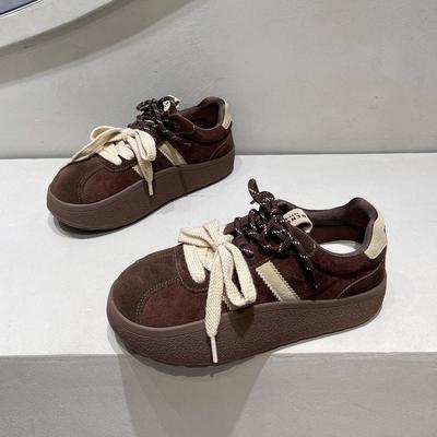 Damen-Neuzugänge im Retro-Stil, Lässige Sport-Plateauschuh, Dicksohlige Höhensteigernde Schuhe