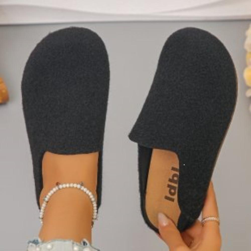 **Damen Geschlossene Clogs Dicke Sohle Zum Hineinschlüpfen Versteckter Absatz Freizeit Outdoor Frühling Herbst** 42 schwarz