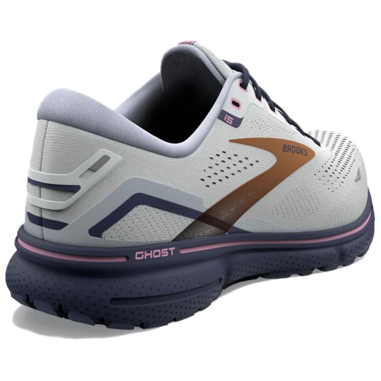 Brooks Ghost 15 Comode Versatili Antiscivolo Durevoli Basse Scarpe da Corsa per Maratona Donna sneaker Grigio Rame 120380-1B-492