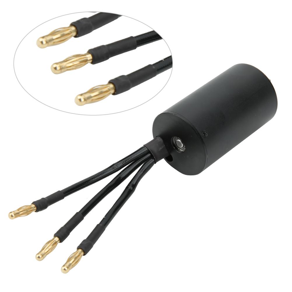 Surpass 3660 Waterproof 4 Pole Brushless Motor RC Car Replacement Accessory (Black)3300KV