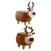 Christmas Deer Footstool Foot Stool Footrest for Bedroom Doorway Living Room