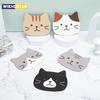 5 peças de Porta-copos de Silicone para Gato, Jogos Americanos de Mesa à Prova d'Água e Resistentes ao Calor