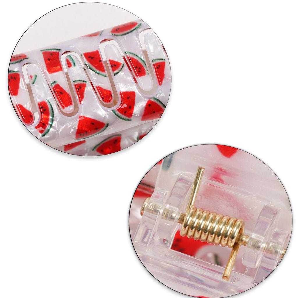 Lemon Fruit Hair Claw Clip For Women Slip Resistant Jaw Clamp Hair Accessories For Spring Theme Parties And Daily Use