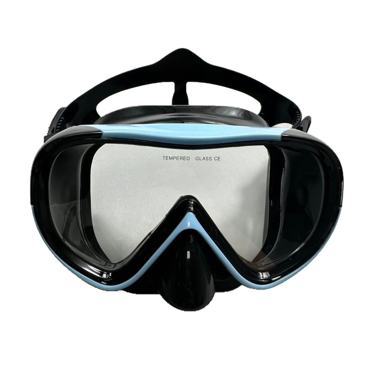 

Large frame swimming goggles nose protection integrated diving goggles High Quality Durable Construction Stylish Design Practical Daily Use Average size