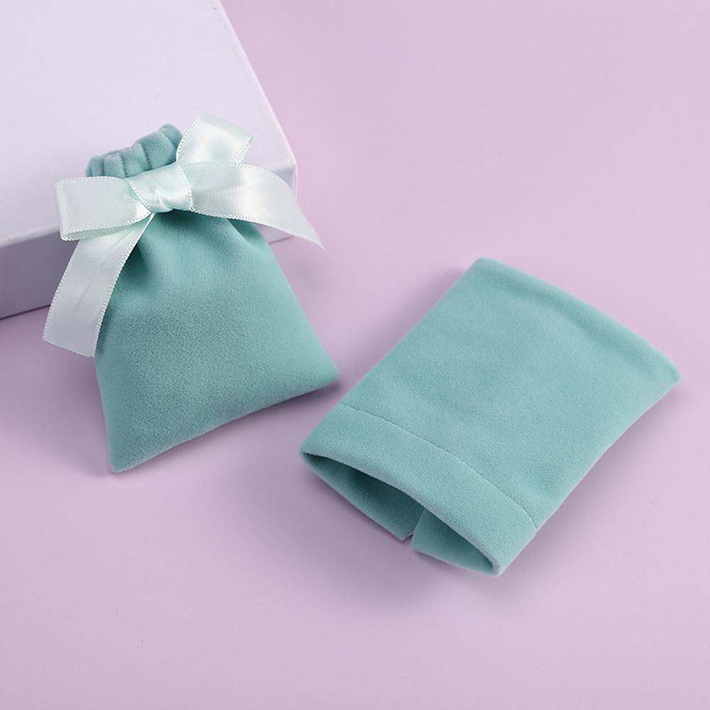 Storage Wedding Drawstring Bow Bandage Jewelry Bags Gift Packaging Packaging Bags Velvet Pouch