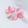 Sophisticated Earrings Ear Jewelry Flower Studs Earrings Unique Ear Pendant Alloy Texture Ear Pin for Fashion Lover