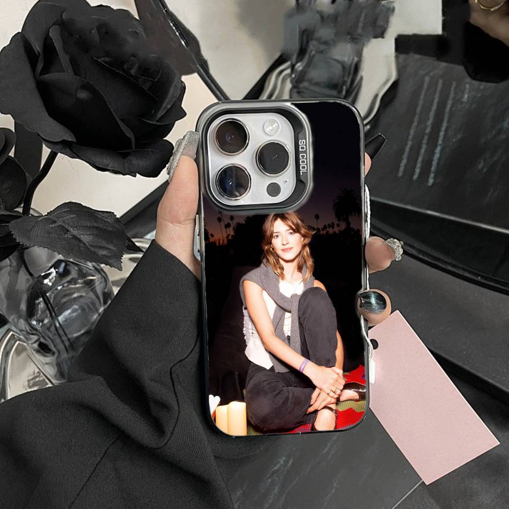 Emily Bader Phone Case For iPhone17, 16,15,14,13,12 Pro Max white Candy Matte Shockproof Cover