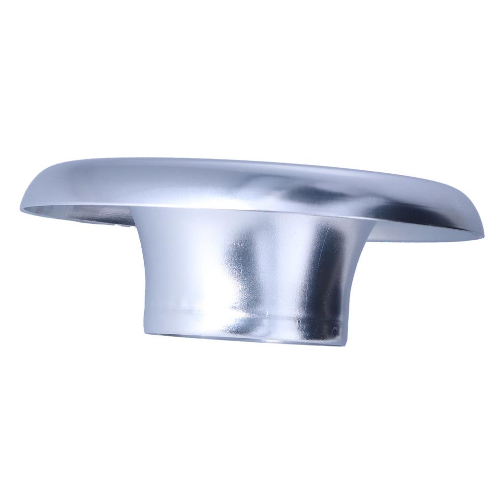 73mm2.9in Car Short Ram Cold Air Intake Turbo Horn Aluminum Velocity Stack AdapterSilver