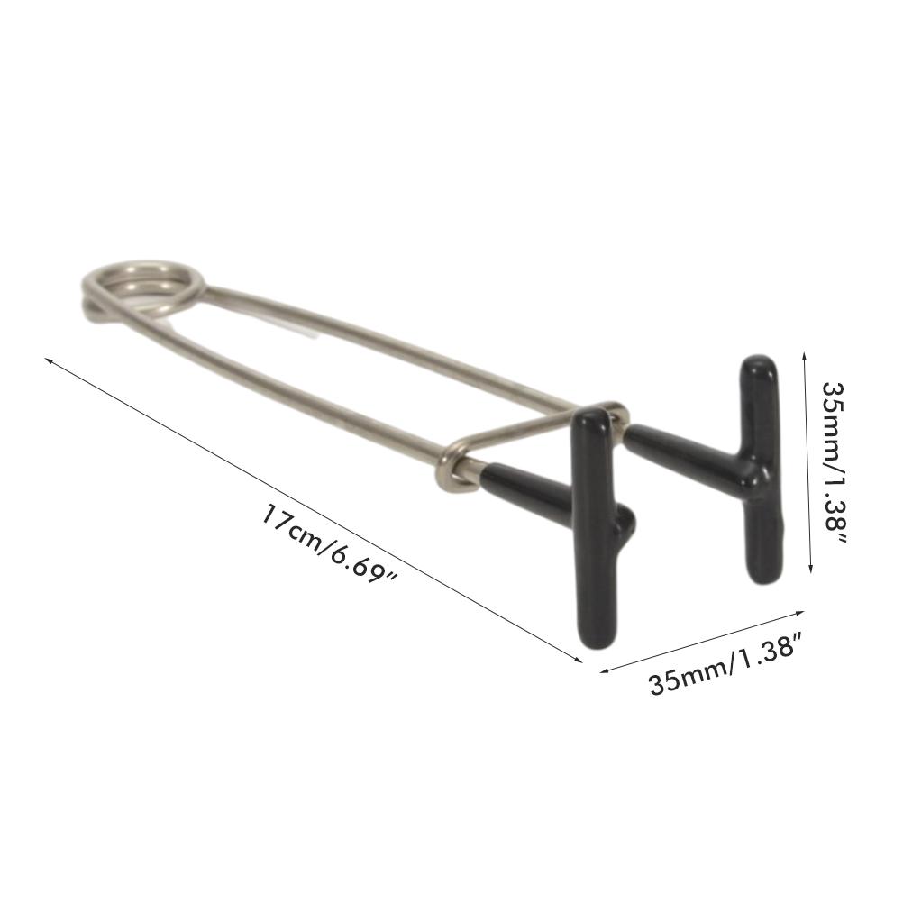 Fishing Mouth Spreader Opener Stainless Steel Fishing Frog Lure Hook Remover Fish Jaw Spreader Fishing Accessory