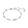 Mesmera Mixed Cut Rhodium Plated Bracelet Women Bracelet Silver 5661530