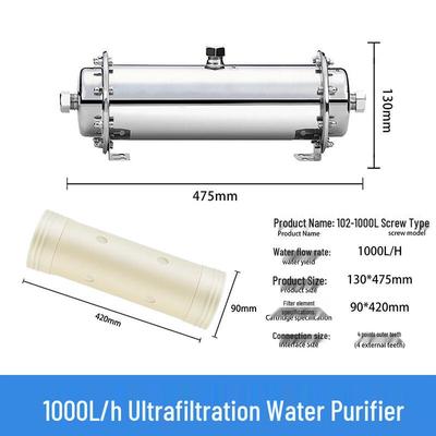 Edelstahl Ultrafiltration Vorfilter Wasserreiniger