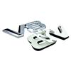 Emblema de Guardabarros de Coche Insignia de Maletero Pegatinas V8 Accesorios Logo V8 Metálico Cromado Negro 3D