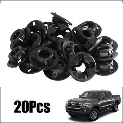 20gab Auto motora pārsega atbalsta stieņa grommet stiprinājumi 9008048064 90480-15034 Toyota Corolla Matrix 2003-2008 Tacoma 2004-2014 plastmasas