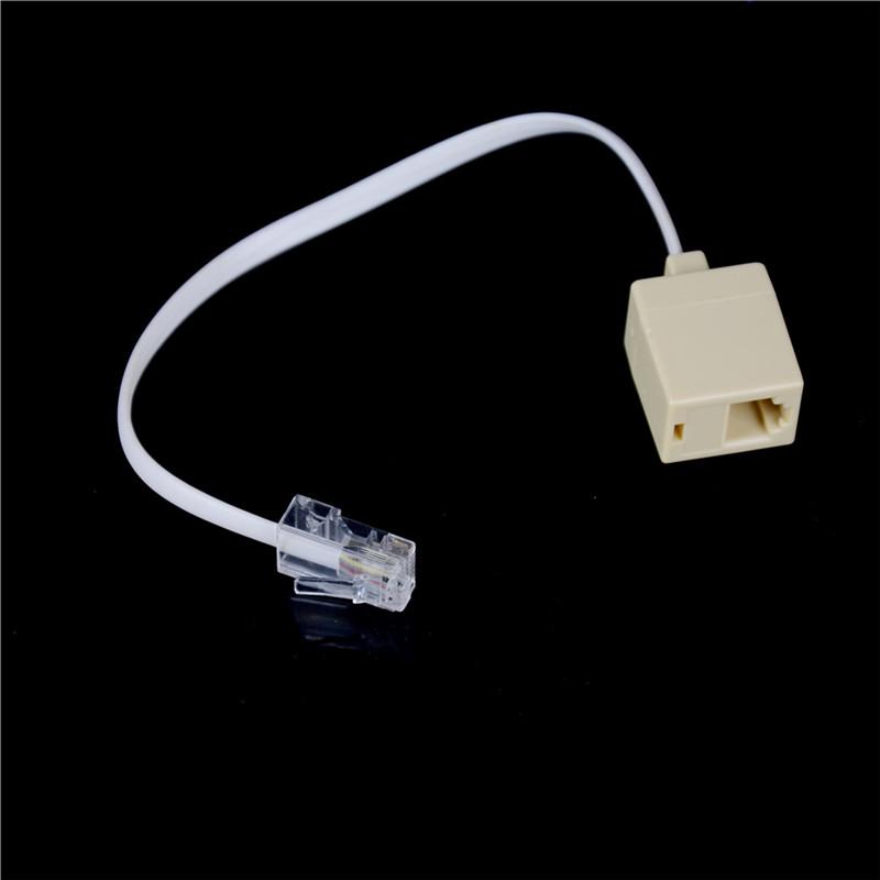 RJ11 6P4C Female To Ethernet RJ45 8P8C Male F//M Adapter Converter Cable Pho NE