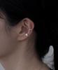 Knosis [925 Silver] Molten Ear Cuff