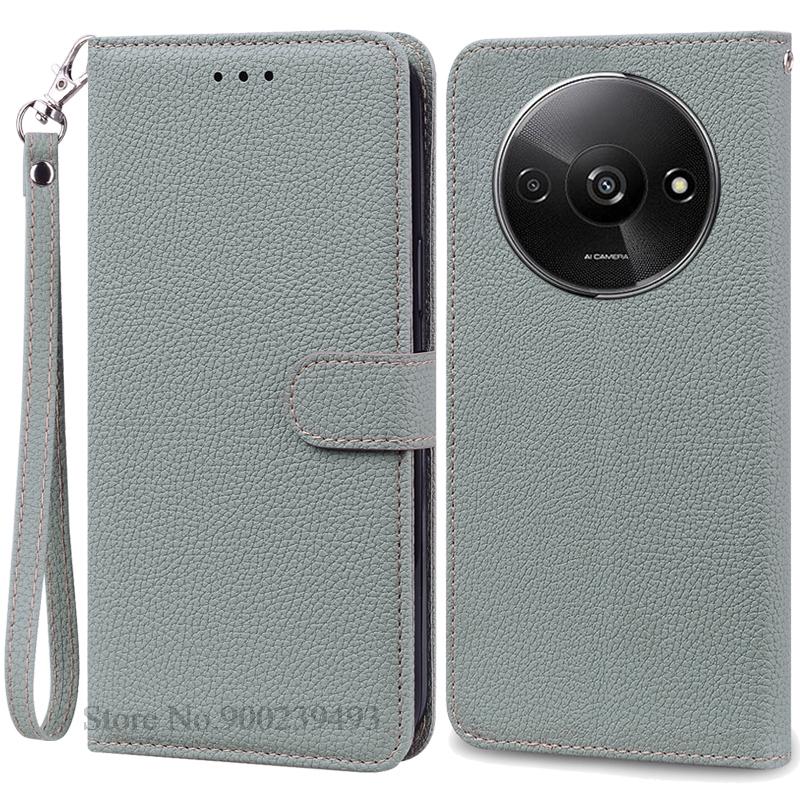 Pro Redmi A3 Pouzdro Kožené Peněženkové Vyklápěcí Pouzdro Pro Xiaomi Redmi A3 Kryt Ochranné Fundas Coque Pro Xiaomi Redmi A3 A 3 Pouzdro na Telefon