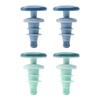 4pcs Leakproof Sealed Storage Silicone Reusable DIY Wine Bottle Stopper Plug