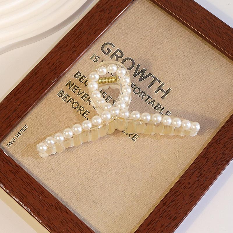 Ladies Girl Pearl Hairpin Job Shopping Travel Firm Non-Slip Hair Accessories Birthday Wedding Gift Thick Curly Hair