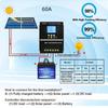 60A/80A/100A MPPT 12V/24V/36V/48V Battery Intelligent Regulator for Lead-acid/Lithium Solar Charge Controller Solar Panel