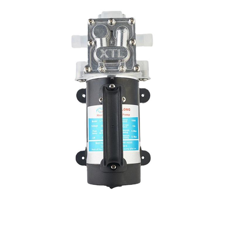 Elektrische Membran-Selbstansaugende Wasserpumpe 180W - Modell 1078, Großer Durchfluss, Lebensmittelgeeignete Pumpe für Alkohol