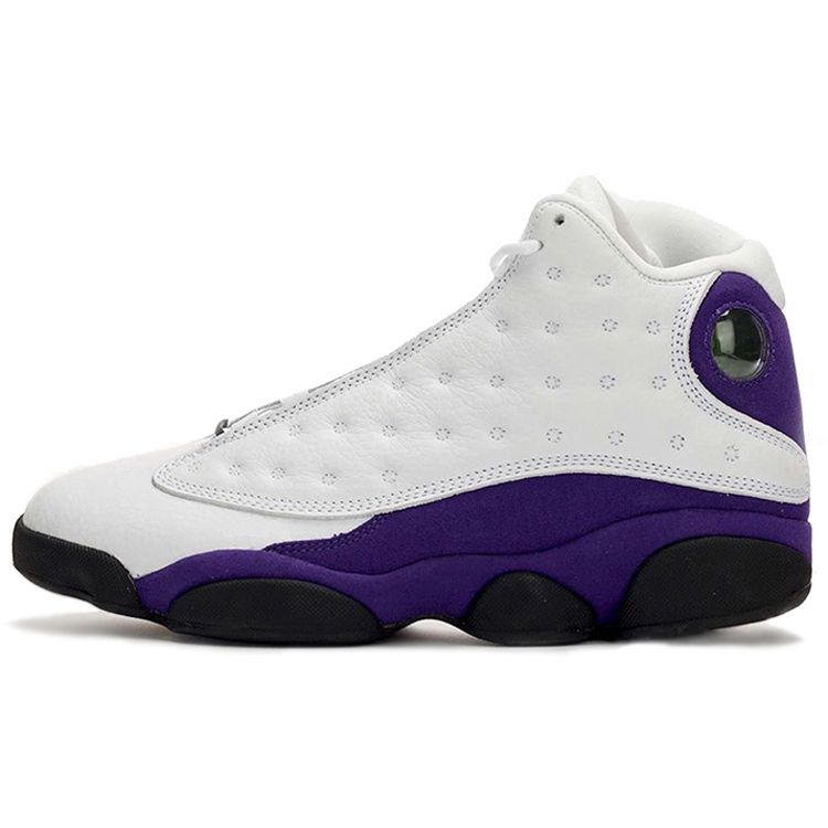 

Чоловічі кросівки Air Jordan 13 Retro Lakers Фіолетові Білі Чорні 414571-105 41