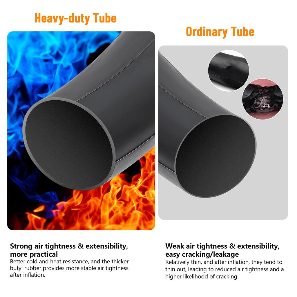 YunSCM 2 20 Schlauchwand Amerikanischer Ventilstil Fahrradschlauchwand 20x4 20 20 Reifen Elektrofahrradschlauch 20 Fatbike-Schlauch 20 Schlauch 20 20 Fahrradschlauch 20 Reifen