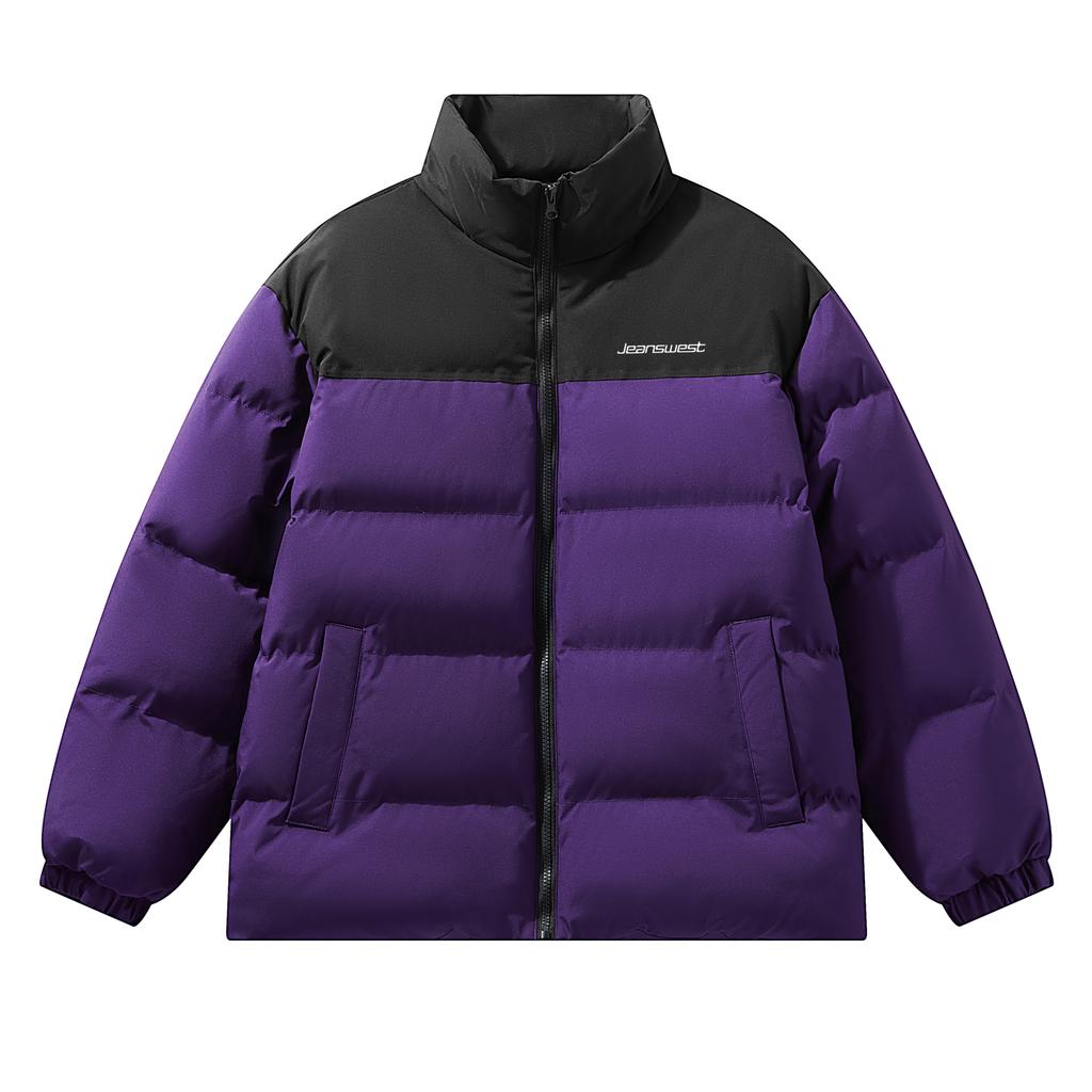 JEANSWEST Puffer Jackets Unisex Stand Collar Moderate EW-33-122HZ1