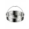 Rice Cooker Steaming Insert Smooth Lustrous Finish Inner Steamer Basket Curved Wire Handle Stainless