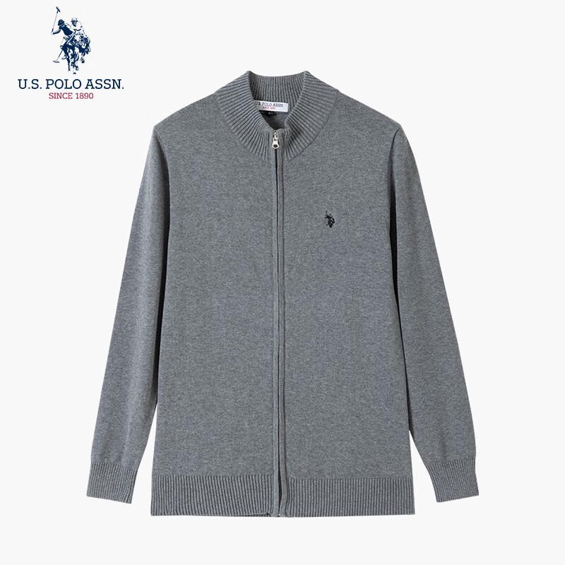 U.S. POLO ASSN. Men s Pure Cotton Knit Cardigan XL/180