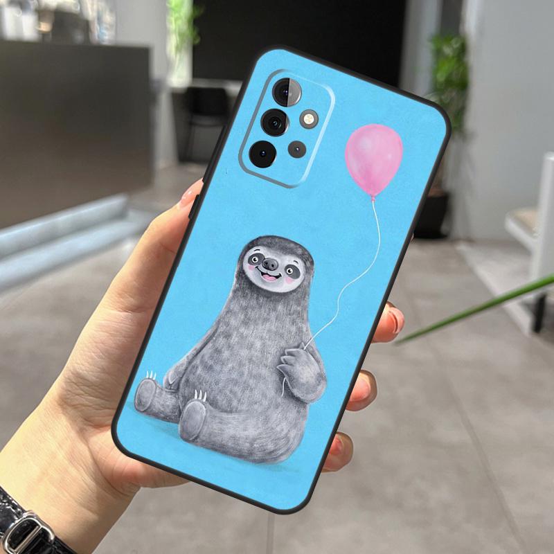Lustige Faultier Hülle Für Samsung Galaxy A22 A32 A52 A15 A16 A05 A26 A36 A56 A53 A33 A13 A34 A54 A14 A35 A55