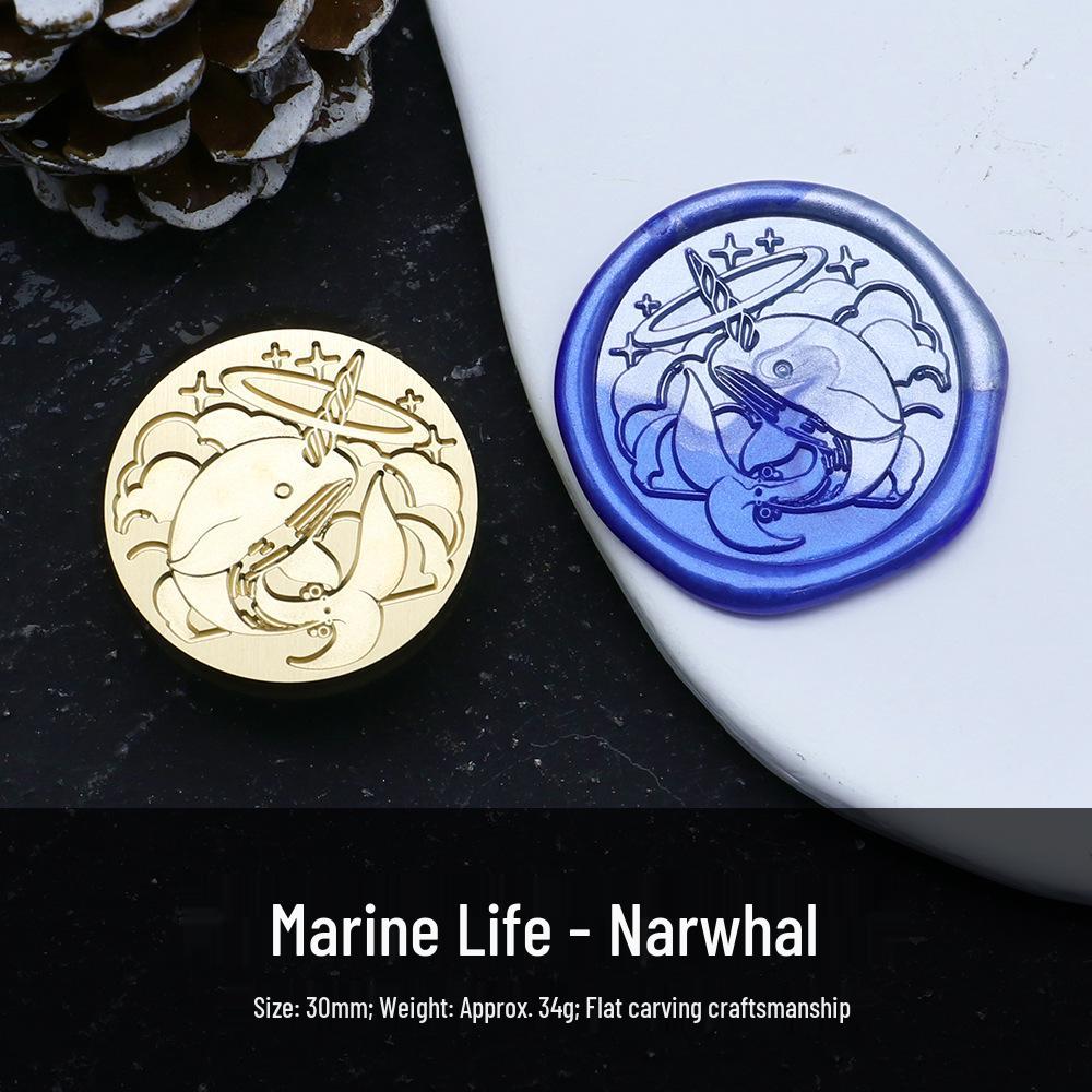 Western Fantasy Series Wax Seal Stamp - Ancient Greek Mythology Copper Head