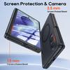 Samsung Galaxy Z Fold 8 Protective Case with Full Hinge Protection and Magnetic Ring Hidden Kickstand-Black
