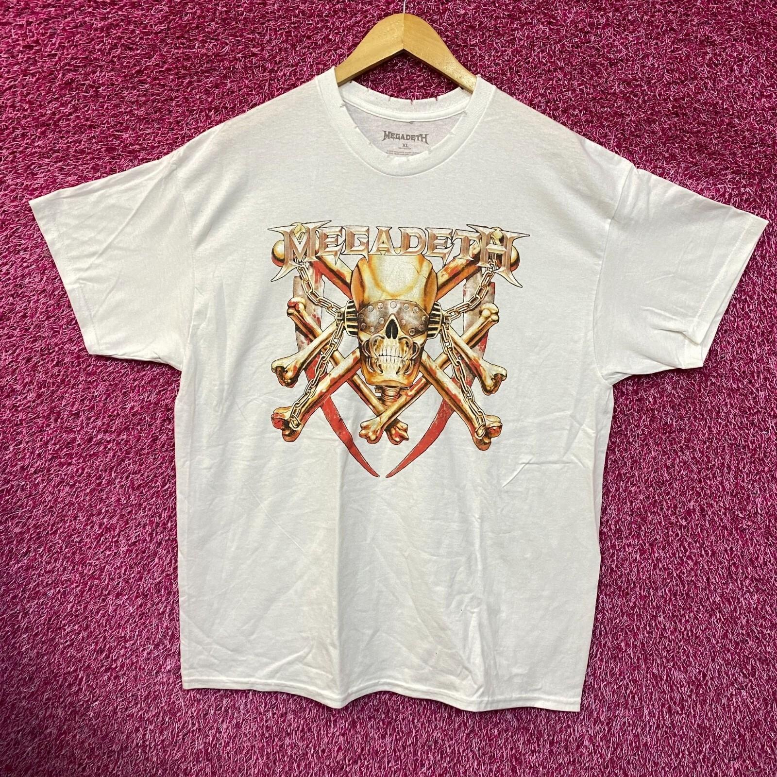 

Megadeth Distressed Metal Rock Tshirt 4XL