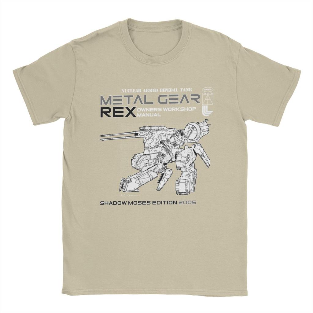 Metal Gear Solid Rex Manual T-Shirts Men Funny 100% Cotton Tee Shirt Round Collar Short Sleeve T Shirt New Arrival Clothes
