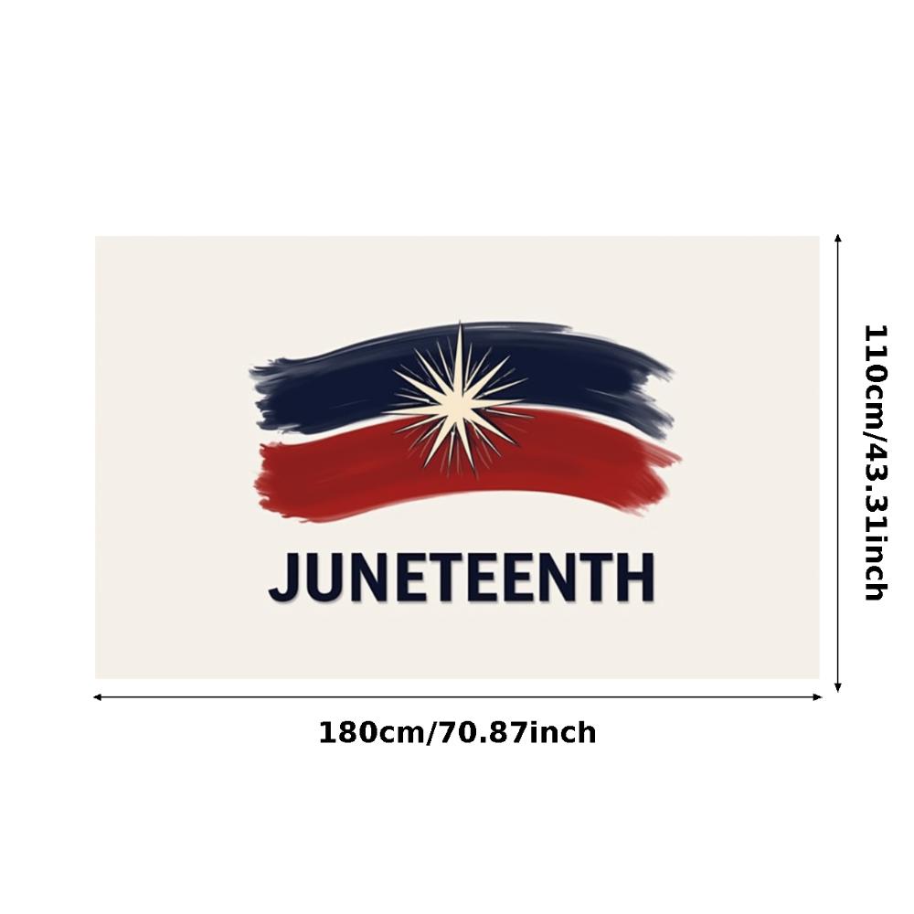 Patriotic Colors Juneteenth Banner Patriotic Banner Festival Banner for Festival Decoration Patriotic Display