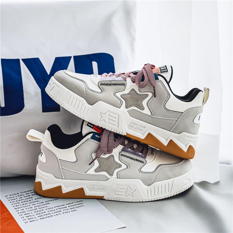 

Clearance men s shoes 2025 new breathable sports and leisure star shoes trendy versatile youth niche design trendy shoes 44